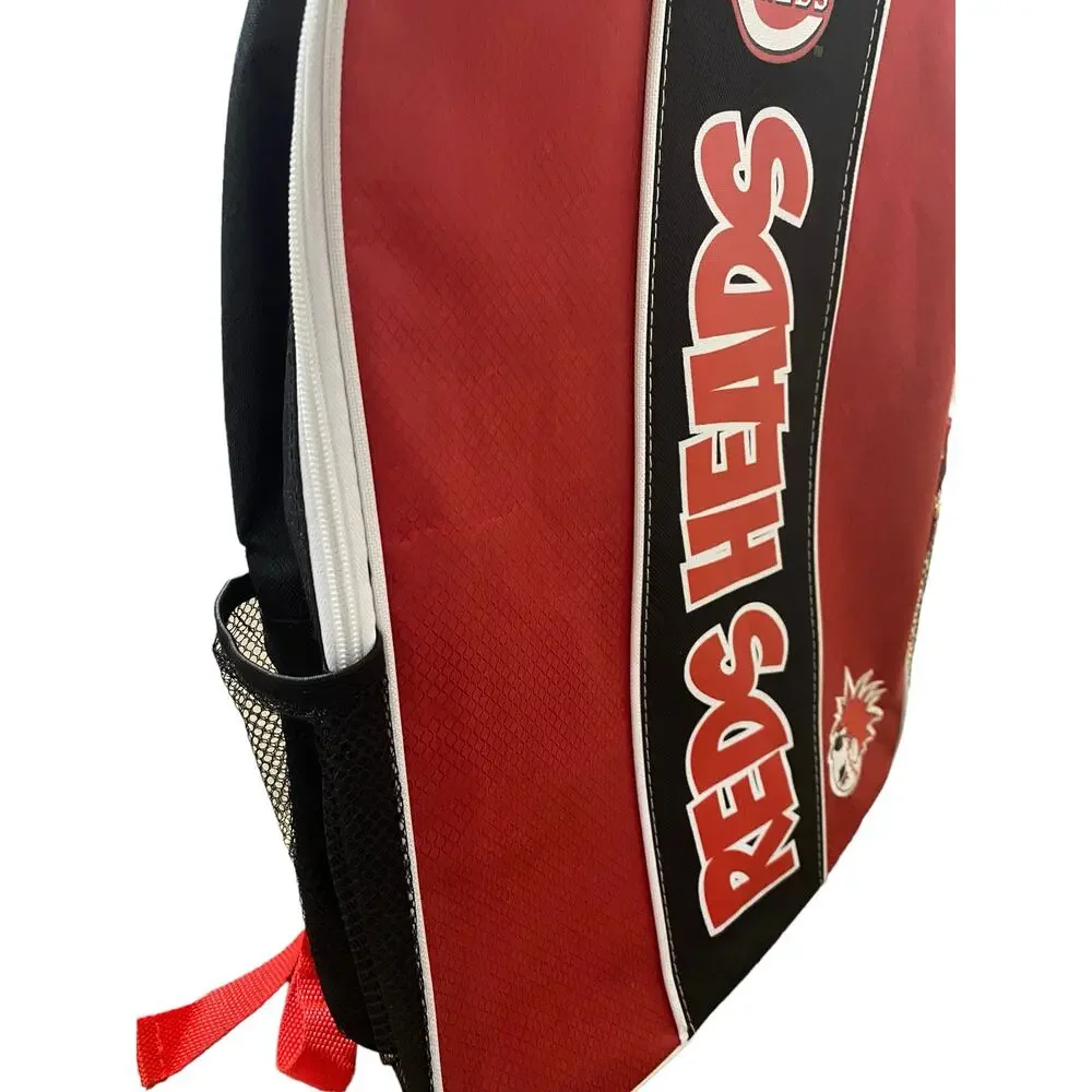 Red Heads Cincinnati Reds Backpack Side Pockets Full Size